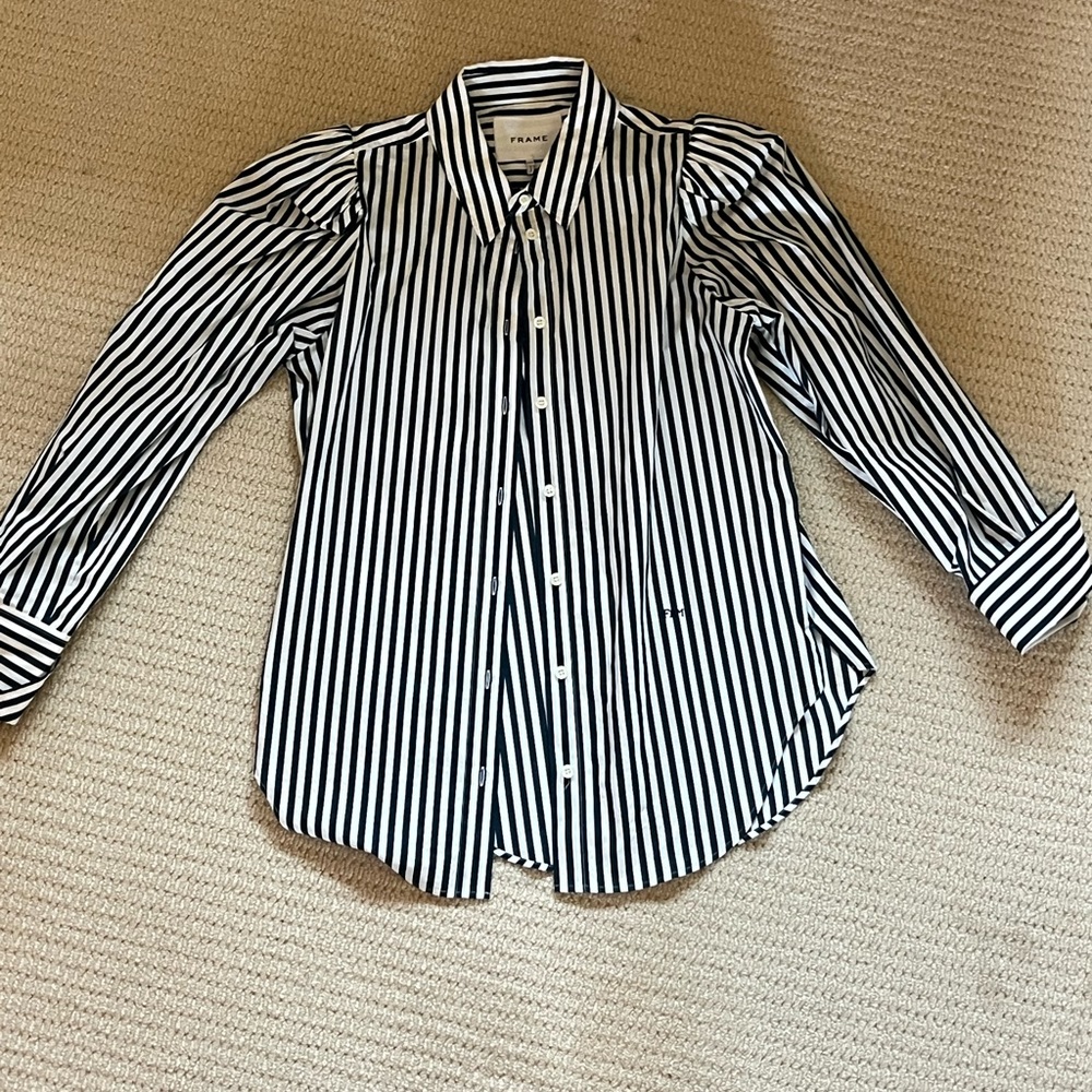 FRAME striped blouse size M